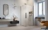 Radaway Furo Brushed Nickel  KDD kabina 110x120cm szczotkowany nikiel 10105110-91-01L/10105120-91-01R